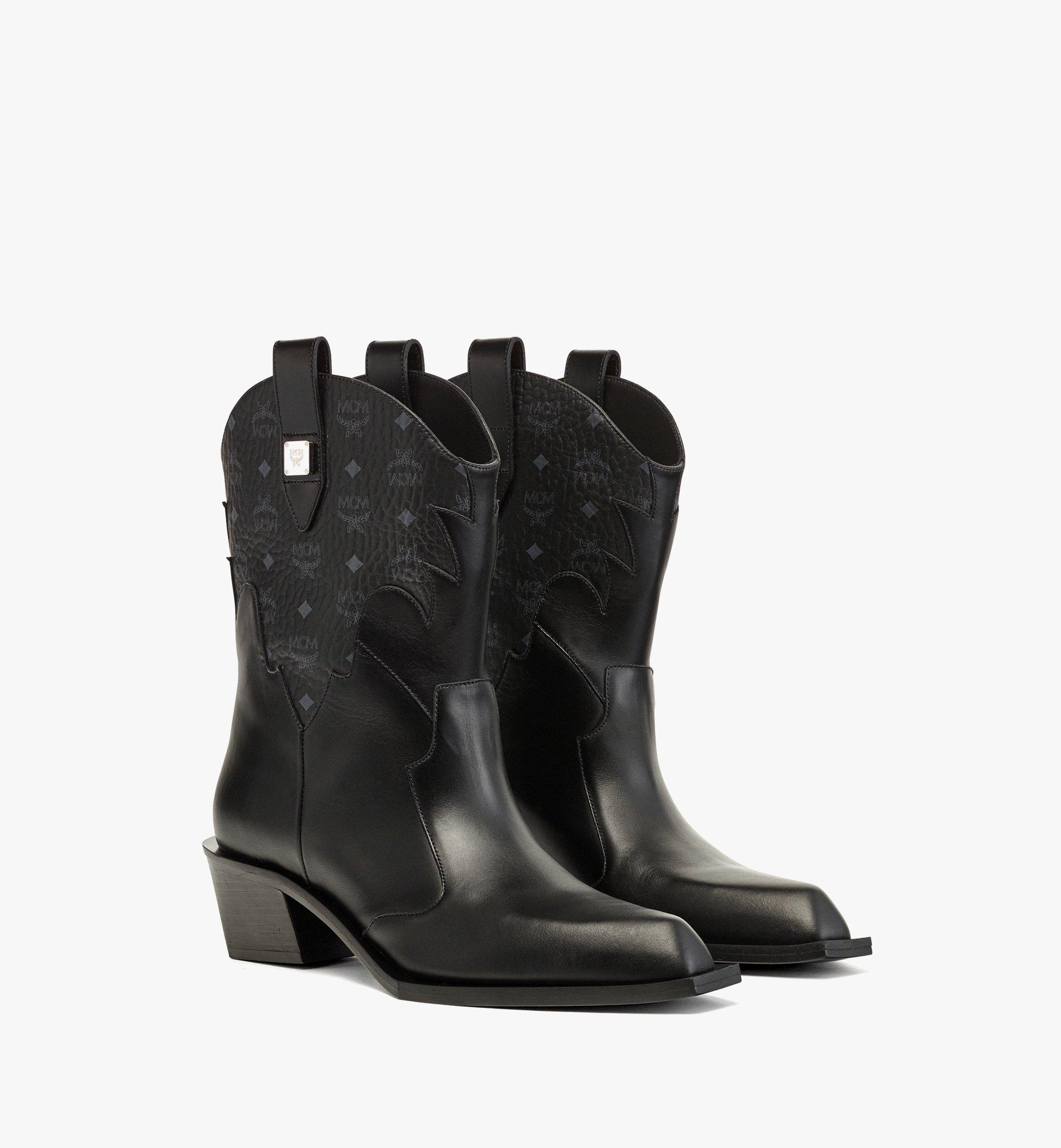 Cyber Cowboy Boots in Visetos Leather Mix 1